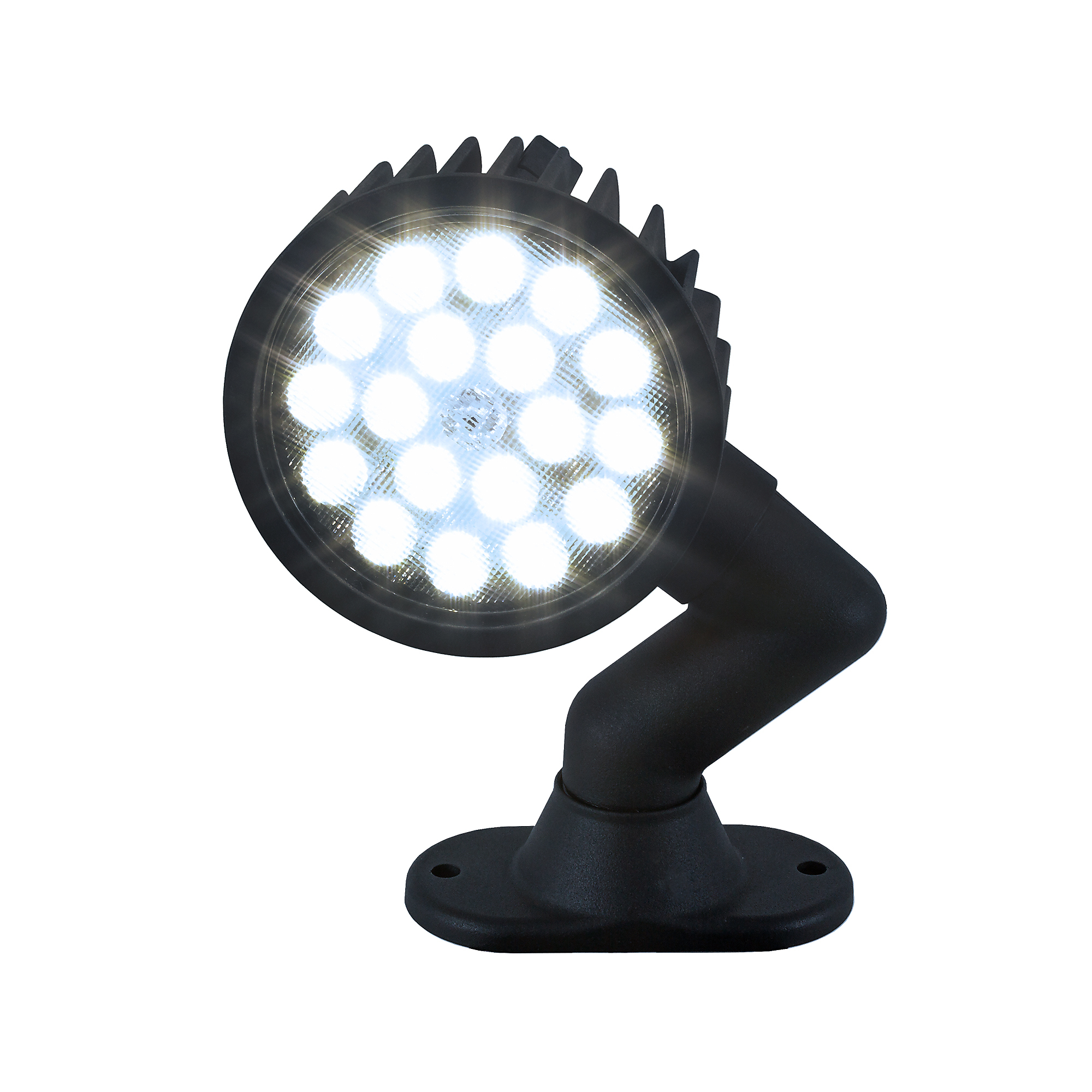 Buyers Products, 5in. Truck Articulating Vehicle UTV Mount LED Flood Work Light, Light Type LED, Lens Color Clear, Included (qty.) 1 Model# 1492145